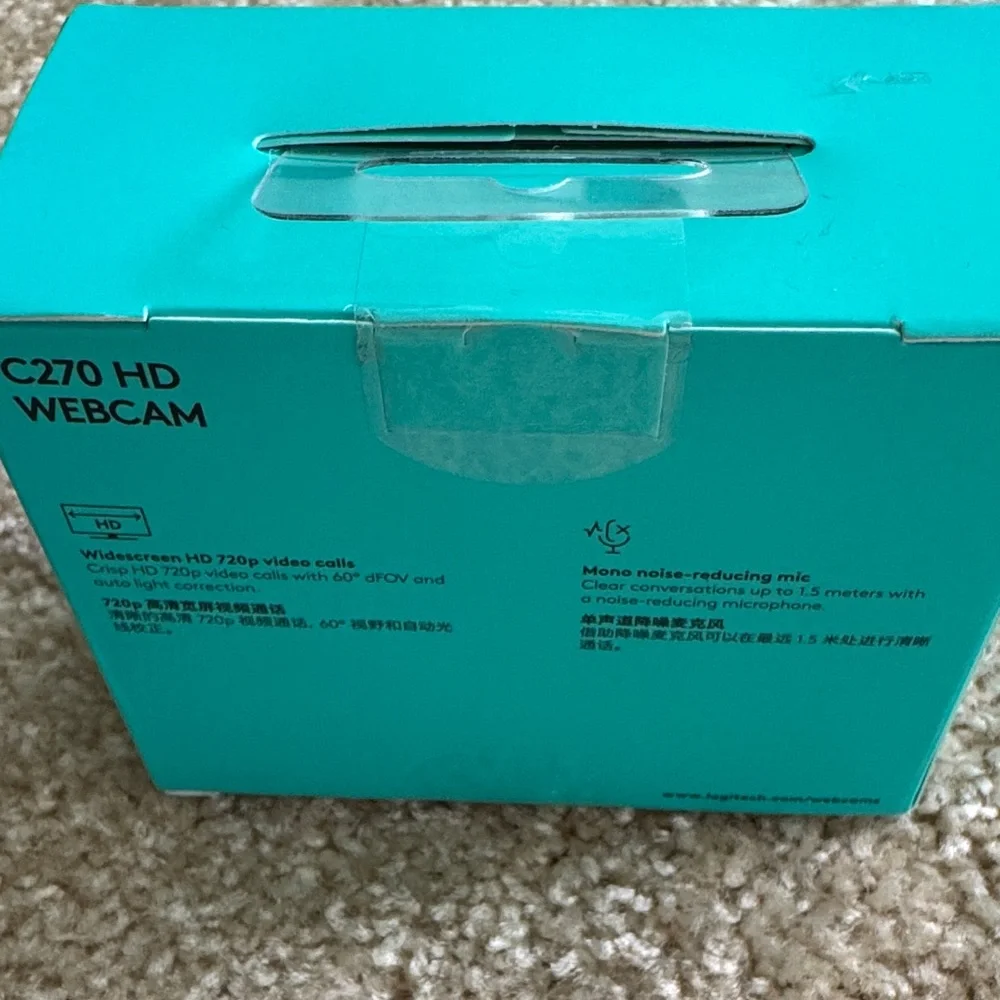 NWT - Logitech C270 HD Webcam